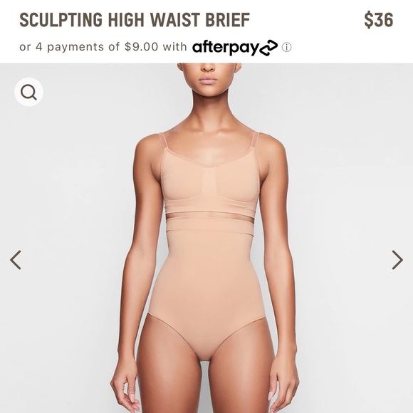 SKIMS SCULPTING HIGH WAIST BRIEF in Ochre Size 2x/3x - Picture 1 of 6